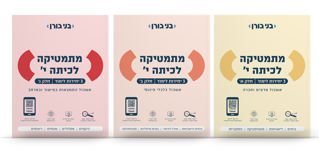 מתמטיקה לכיתה י' - הסט השלם