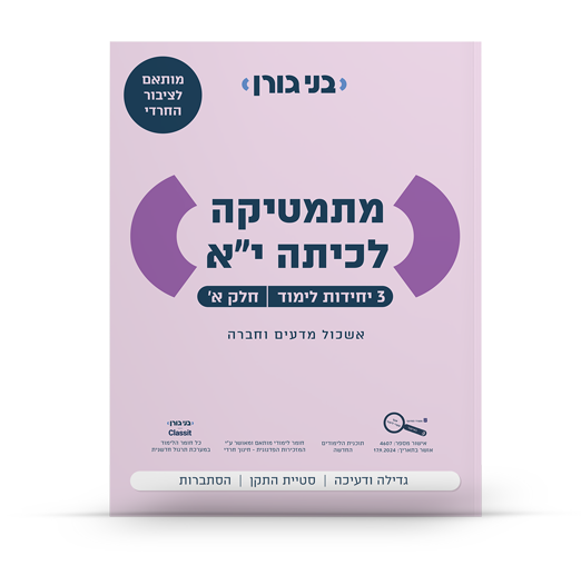 מתמטיקה לכיתה י"א - 3 יחידות לימוד